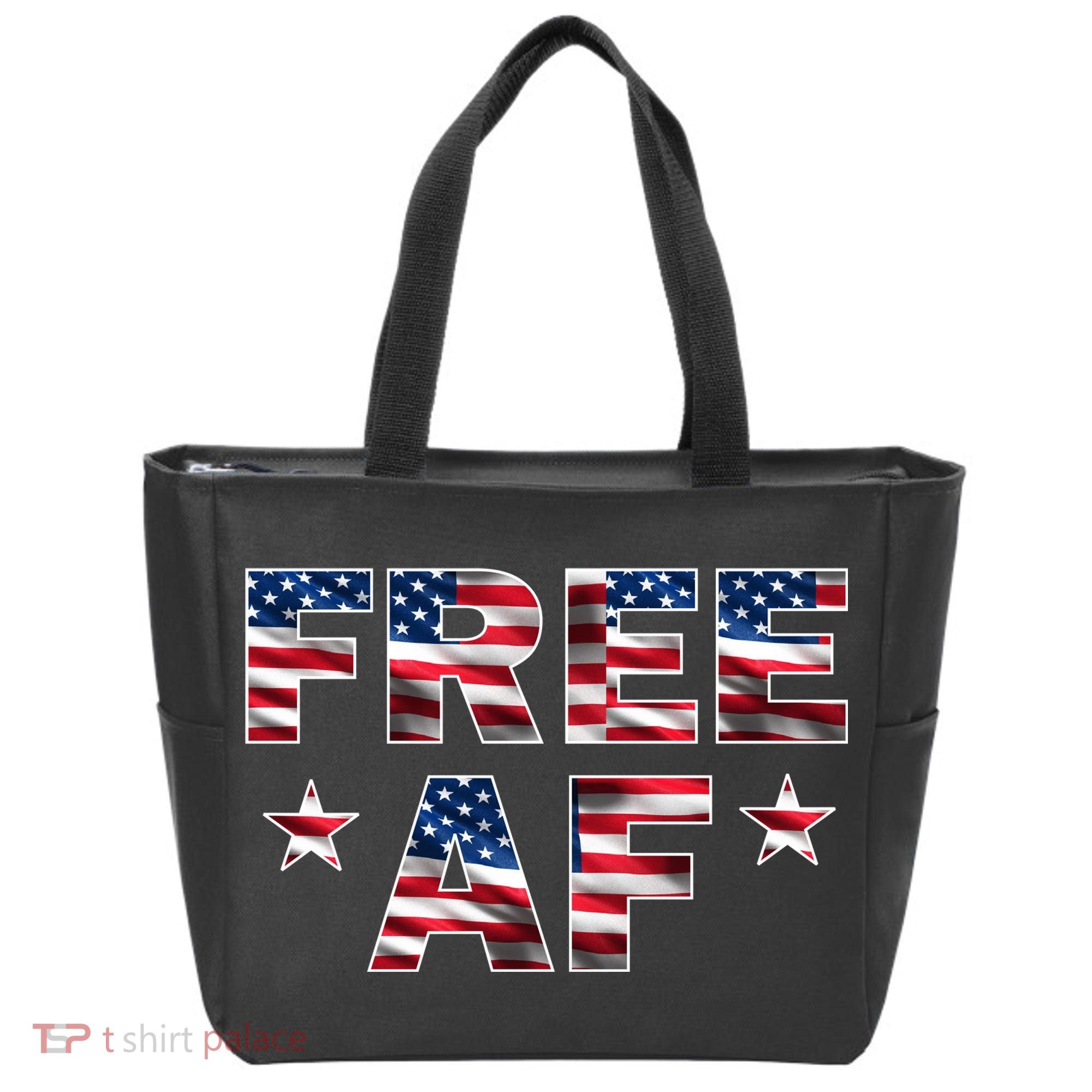 FREE AF American Pride USA Tote Bag