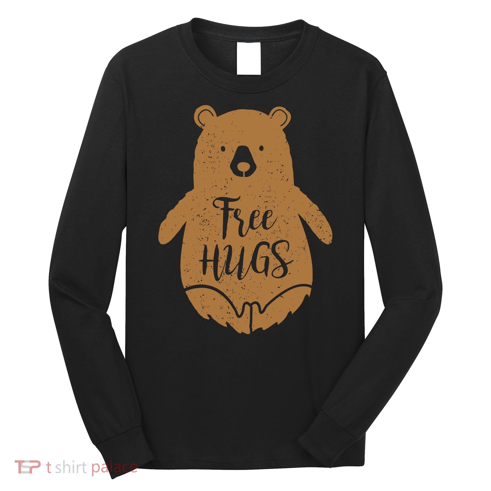 Free Bear Hugs Long Sleeve Shirt