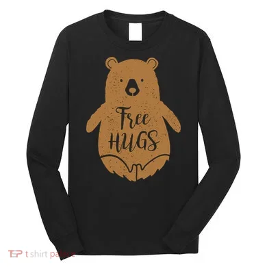 Free Bear Hugs Long Sleeve Shirt