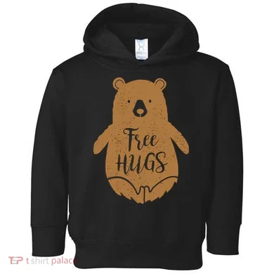 Free Bear Hugs Toddler Hoodie