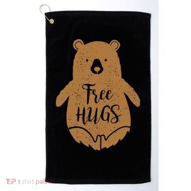 Free Bear Hugs Golf Towel