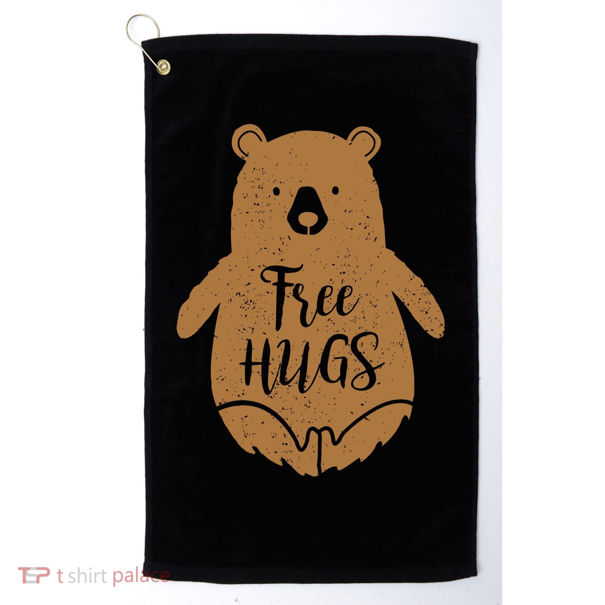Free Bear Hugs Golf Towel