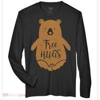 Free Bear Hugs Zone Performance Long-Sleeve T-Shirt thumb 0