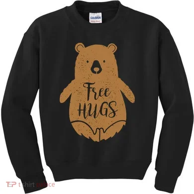 Free Bear Hugs Kids Sweatshirt