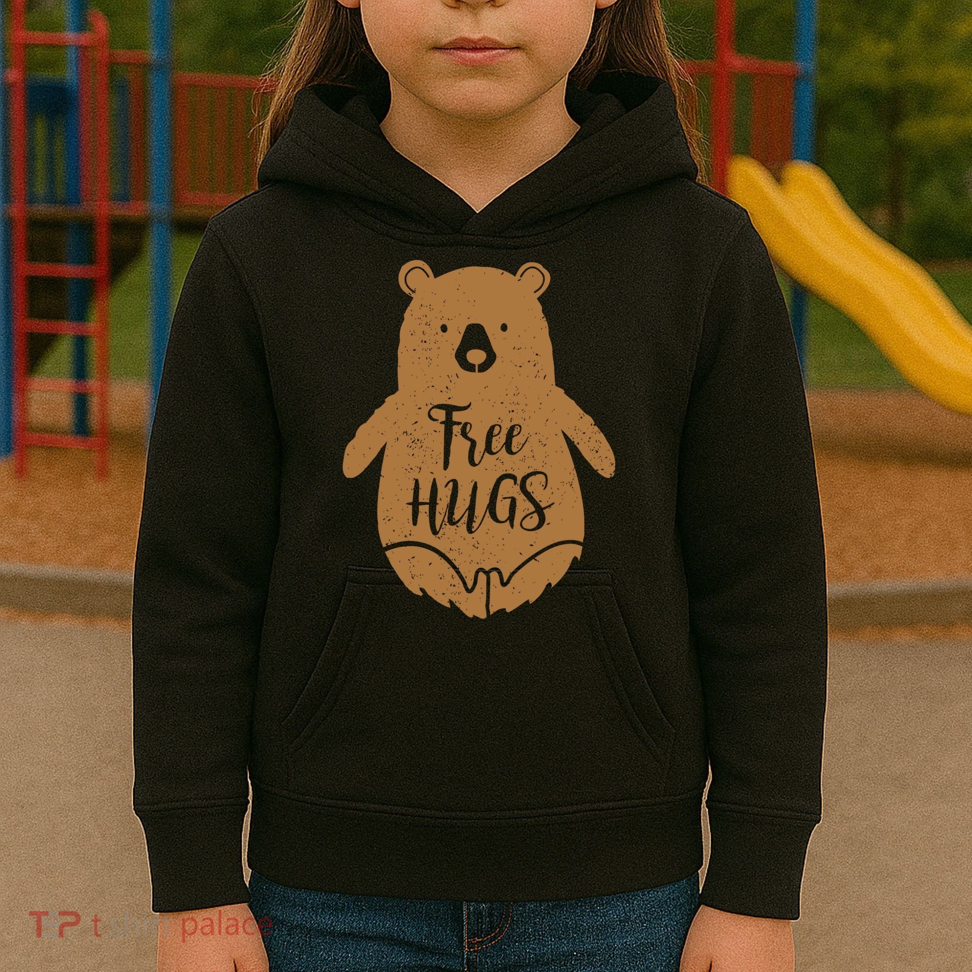 Free Bear Hugs Kids Hoodie