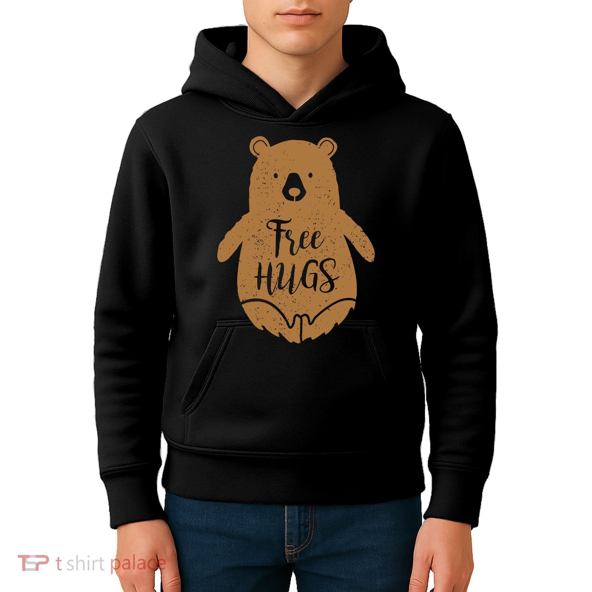 Free Bear Hugs Kids Hoodie