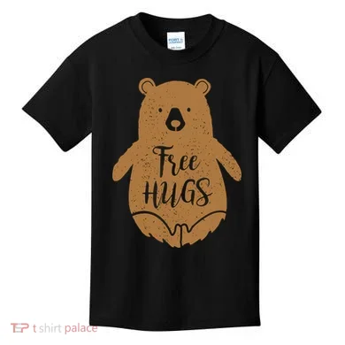Free Bear Hugs Kids T-Shirt