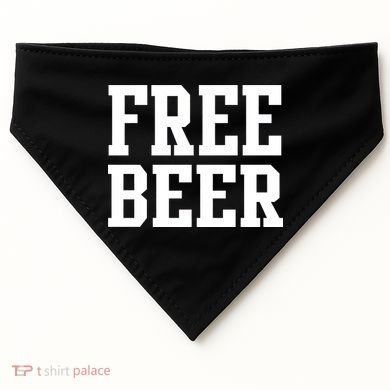 Free Beer Logo USA-Made Doggie Bandana