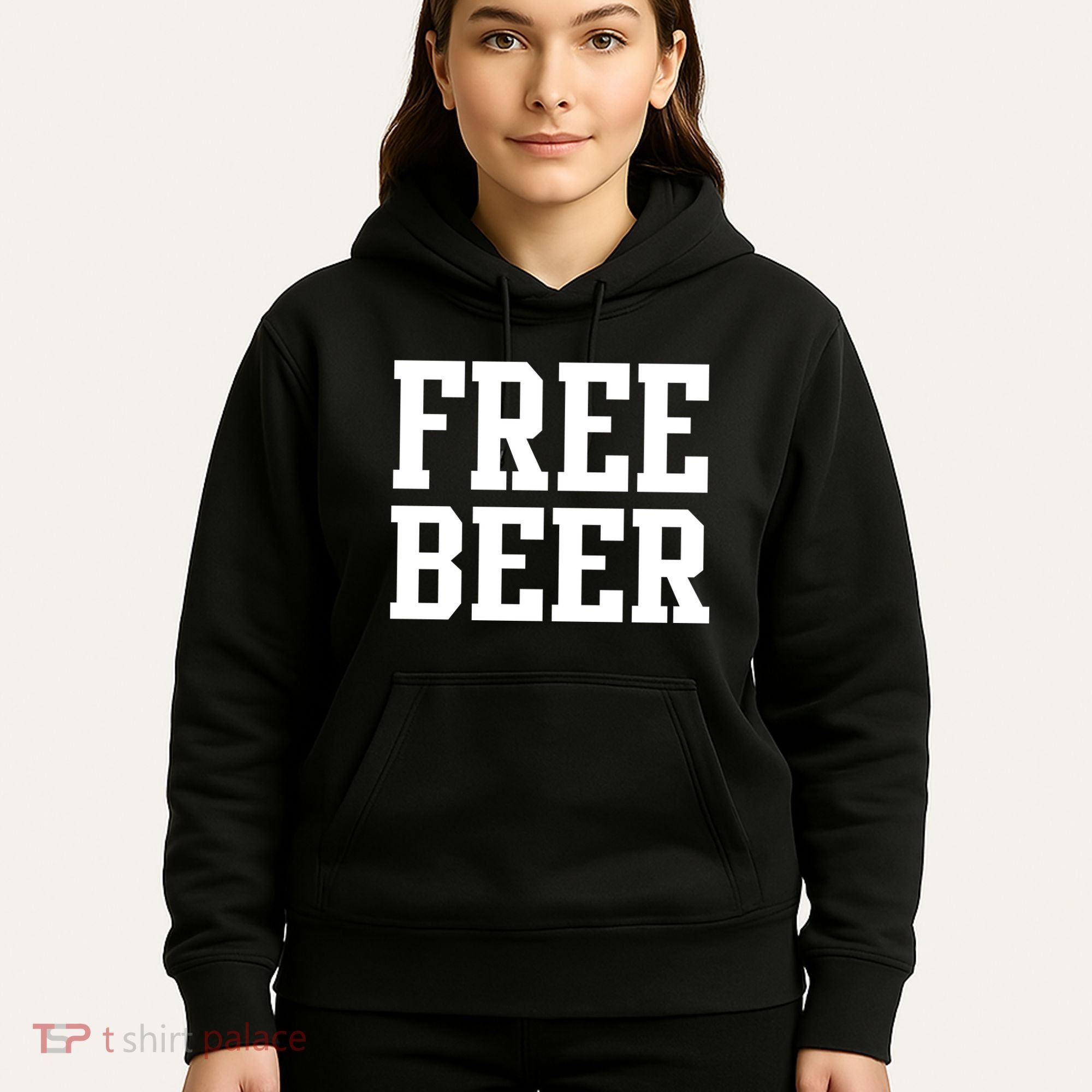 Free Beer Logo Hoodie