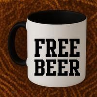 Free Beer Logo Coffee Mug thumb 2