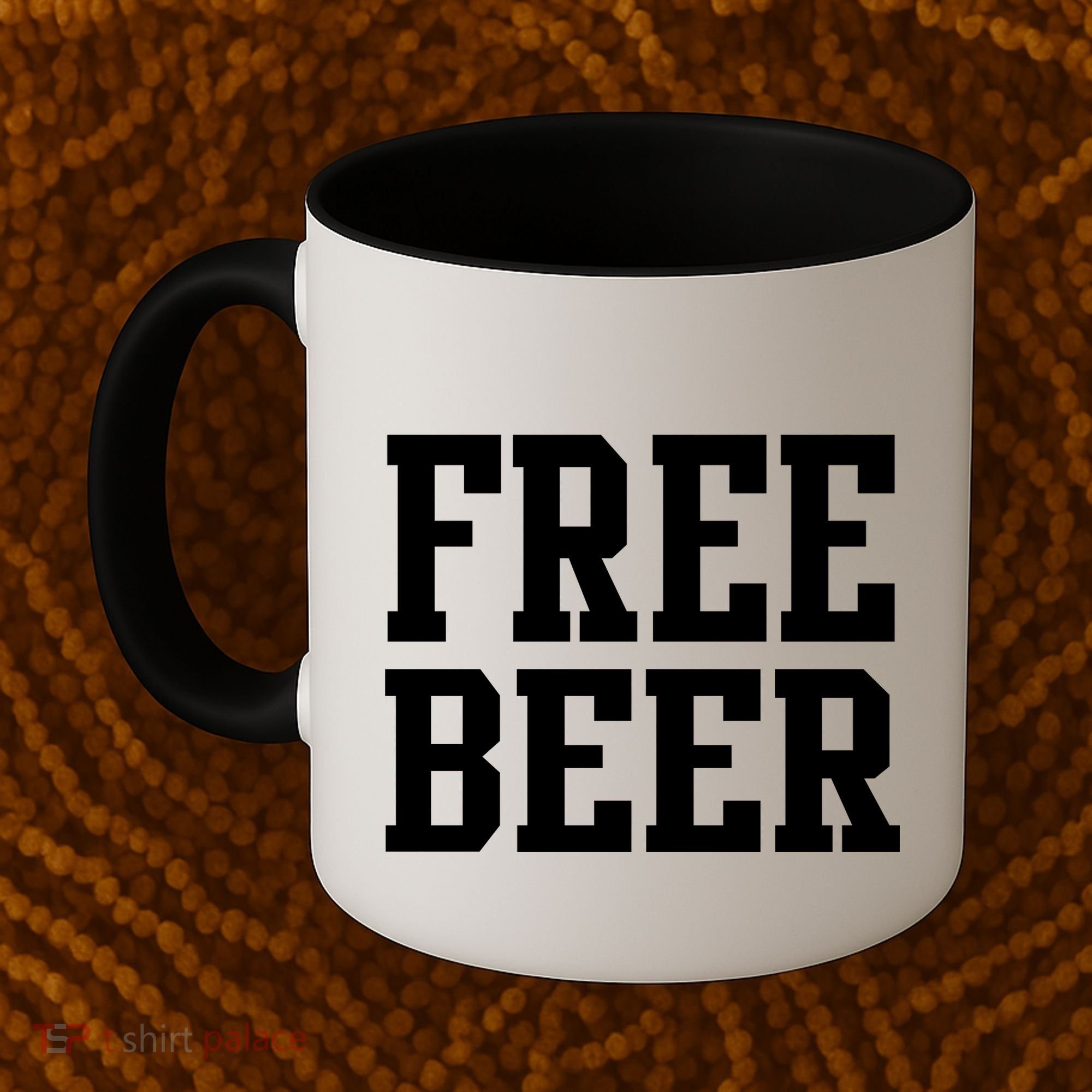 Free Beer Logo Coffee Mug