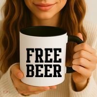 Free Beer Logo Coffee Mug thumb 3