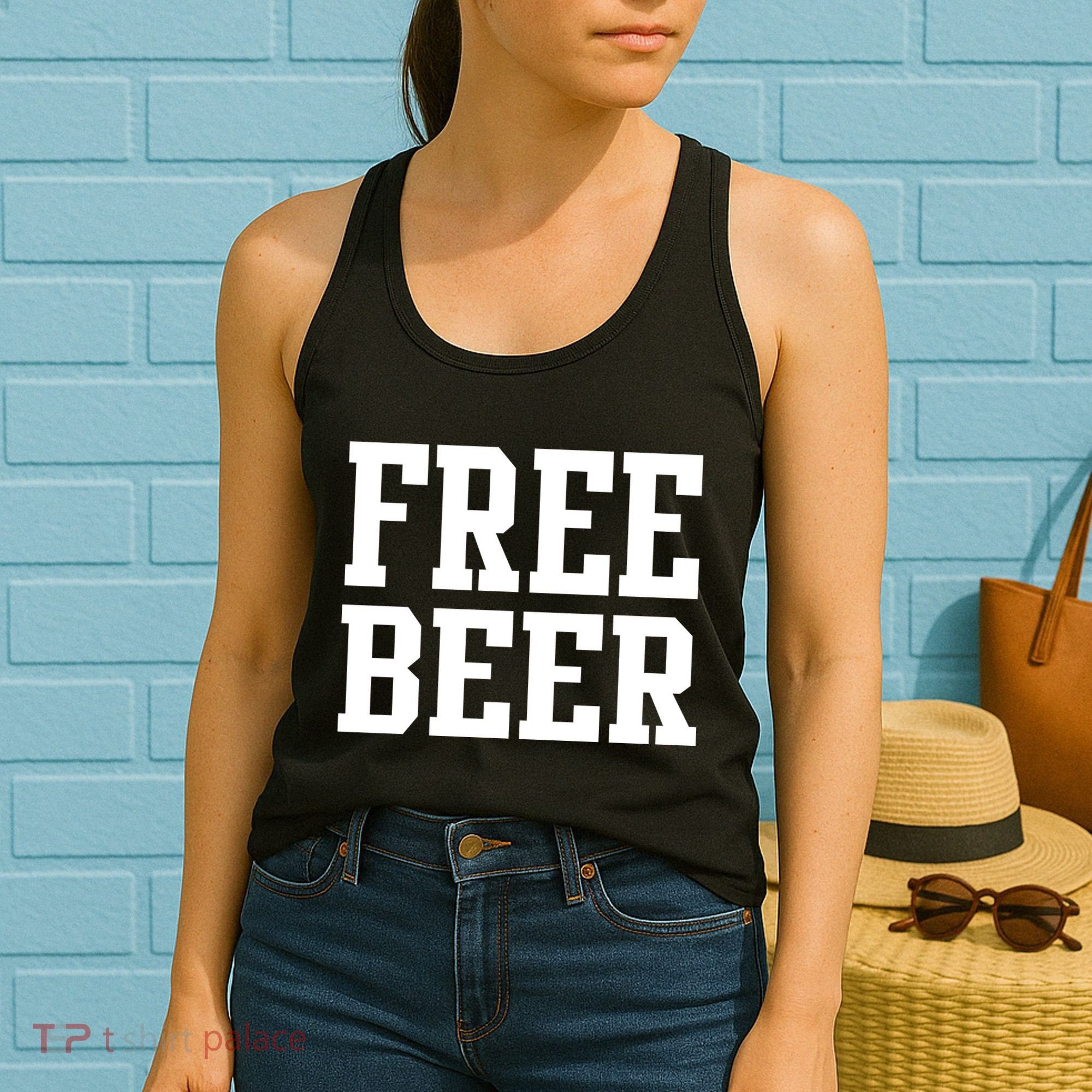 Free Beer Logo Women's Tank Top