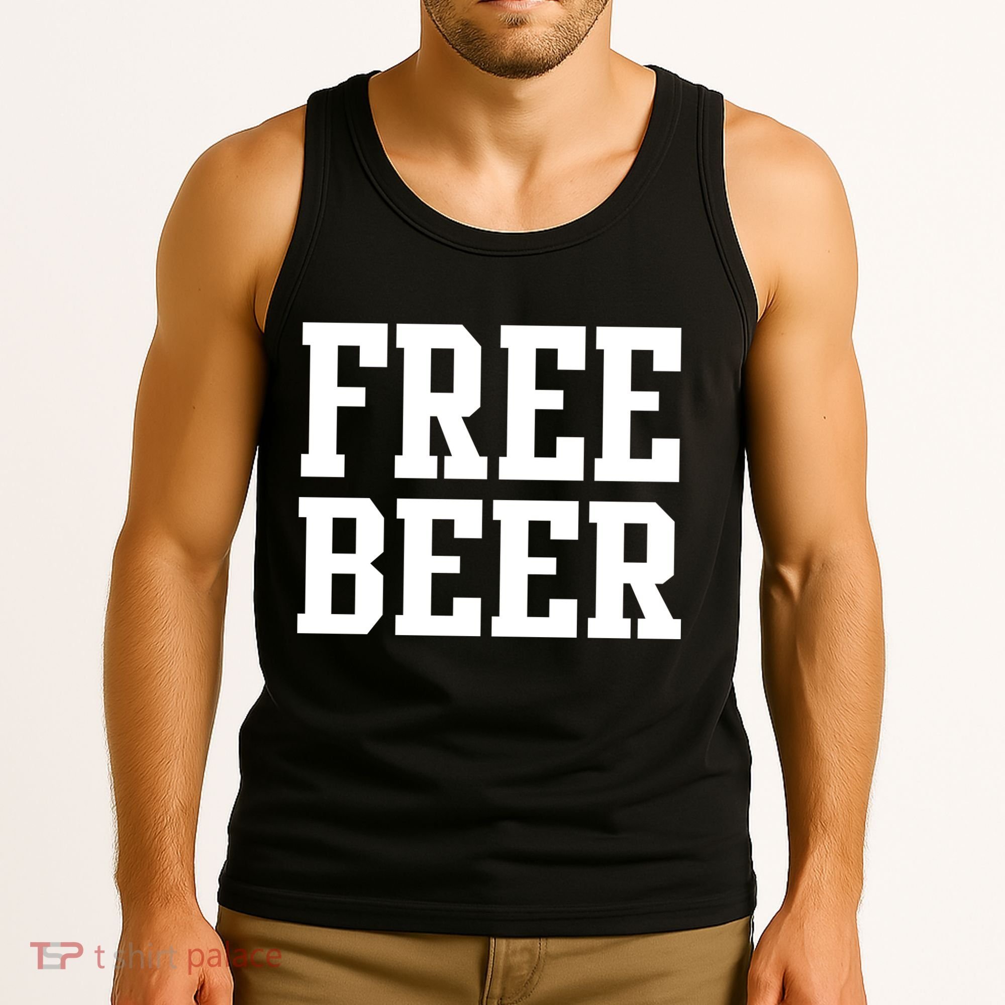 Free Beer Logo Tank Top