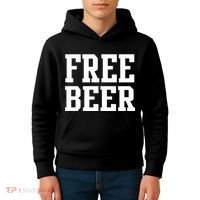 Free Beer Logo Kids Hoodie thumb 4