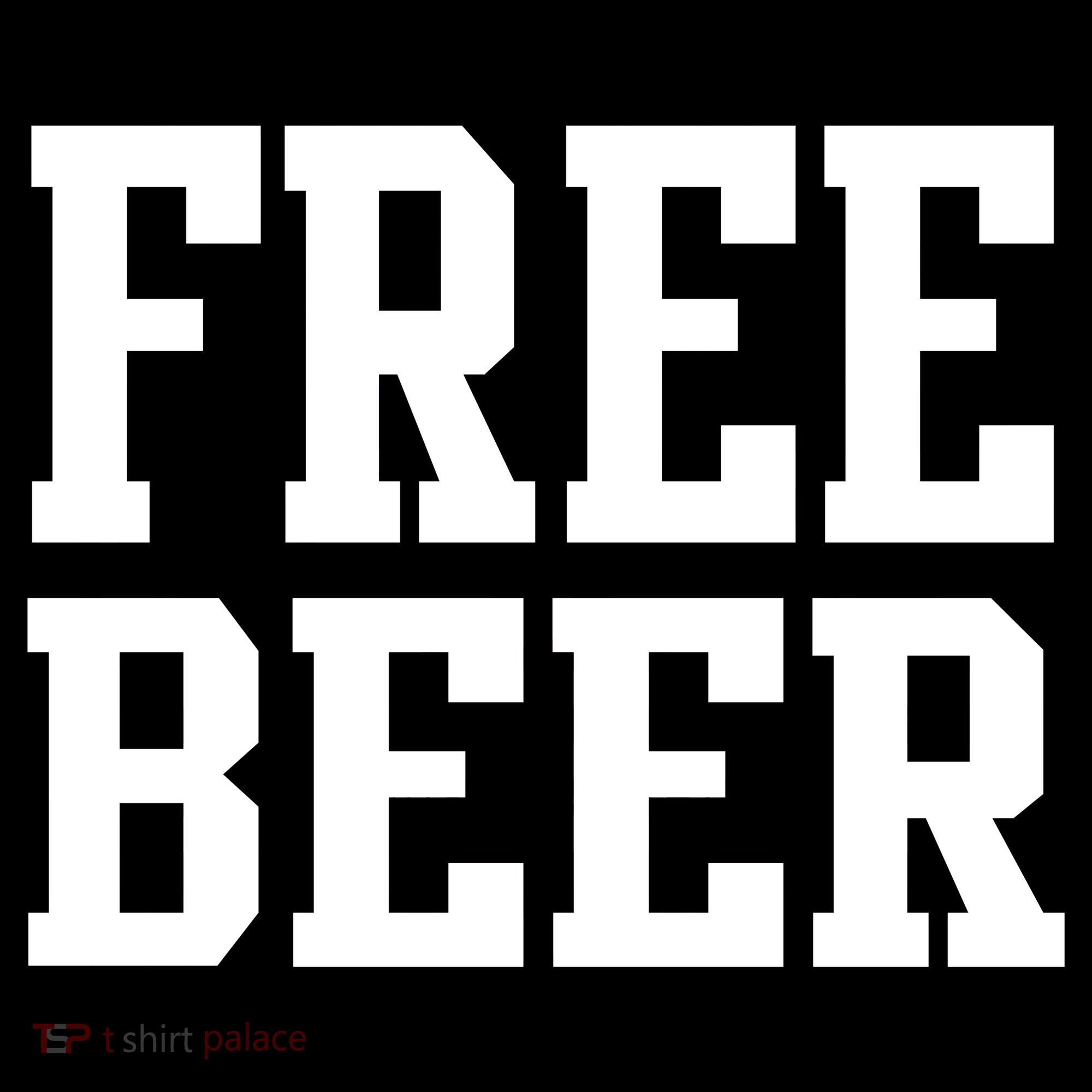 Free Beer Logo Kids Long Sleeve Shirt