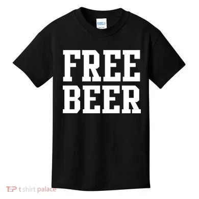 Free Beer Logo Kids T-Shirt