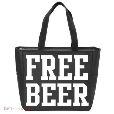 Free Beer Logo Tote Bag