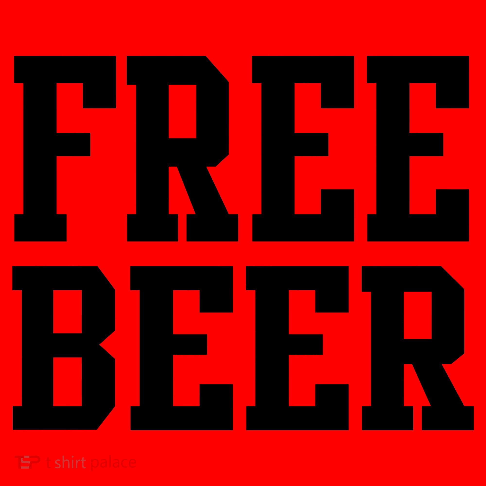 Free Beer Logo Santa Hat