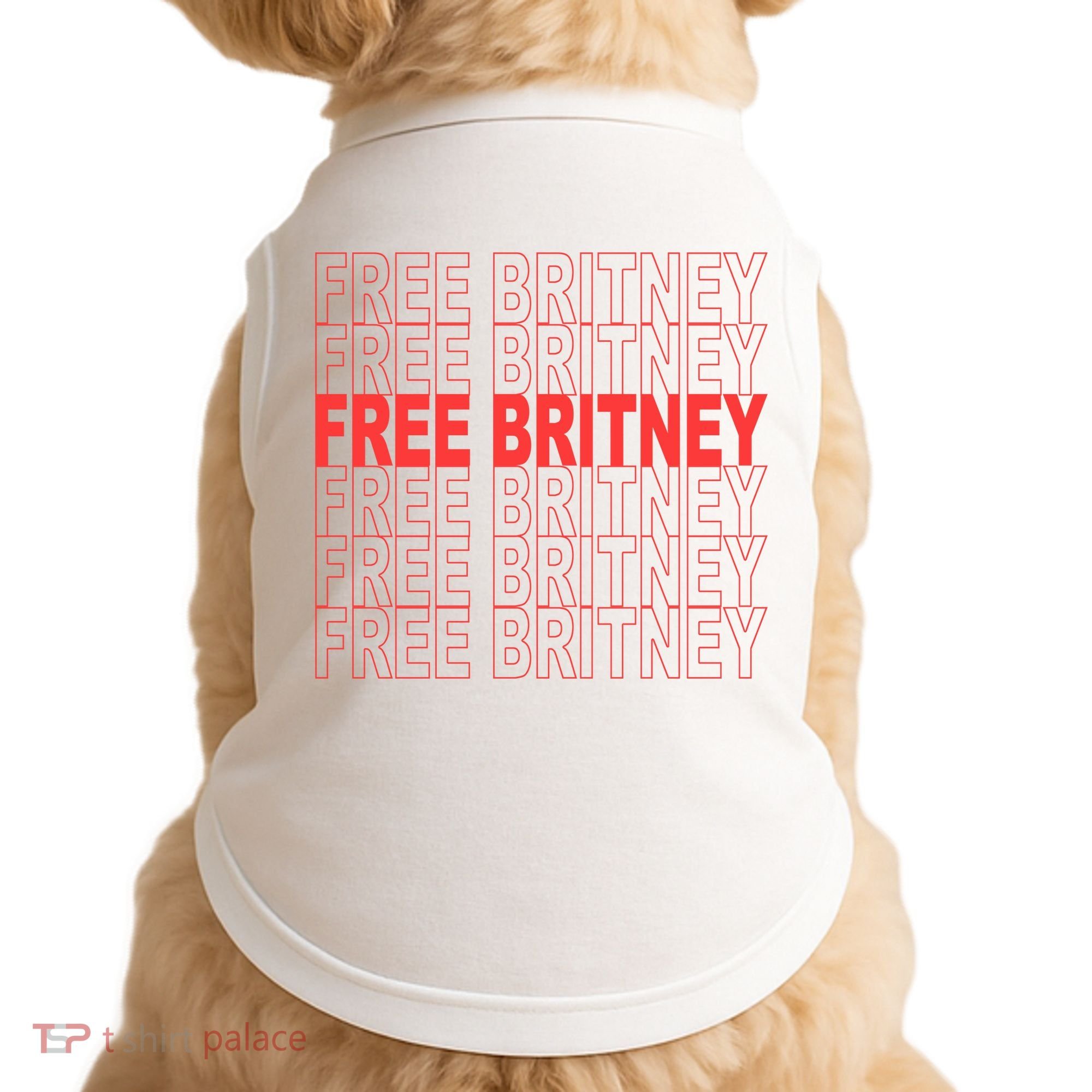 Free Britney Bag Logo Doggie Tank