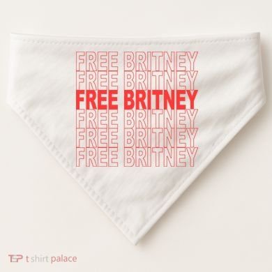 Free Britney Bag Logo USA-Made Doggie Bandana