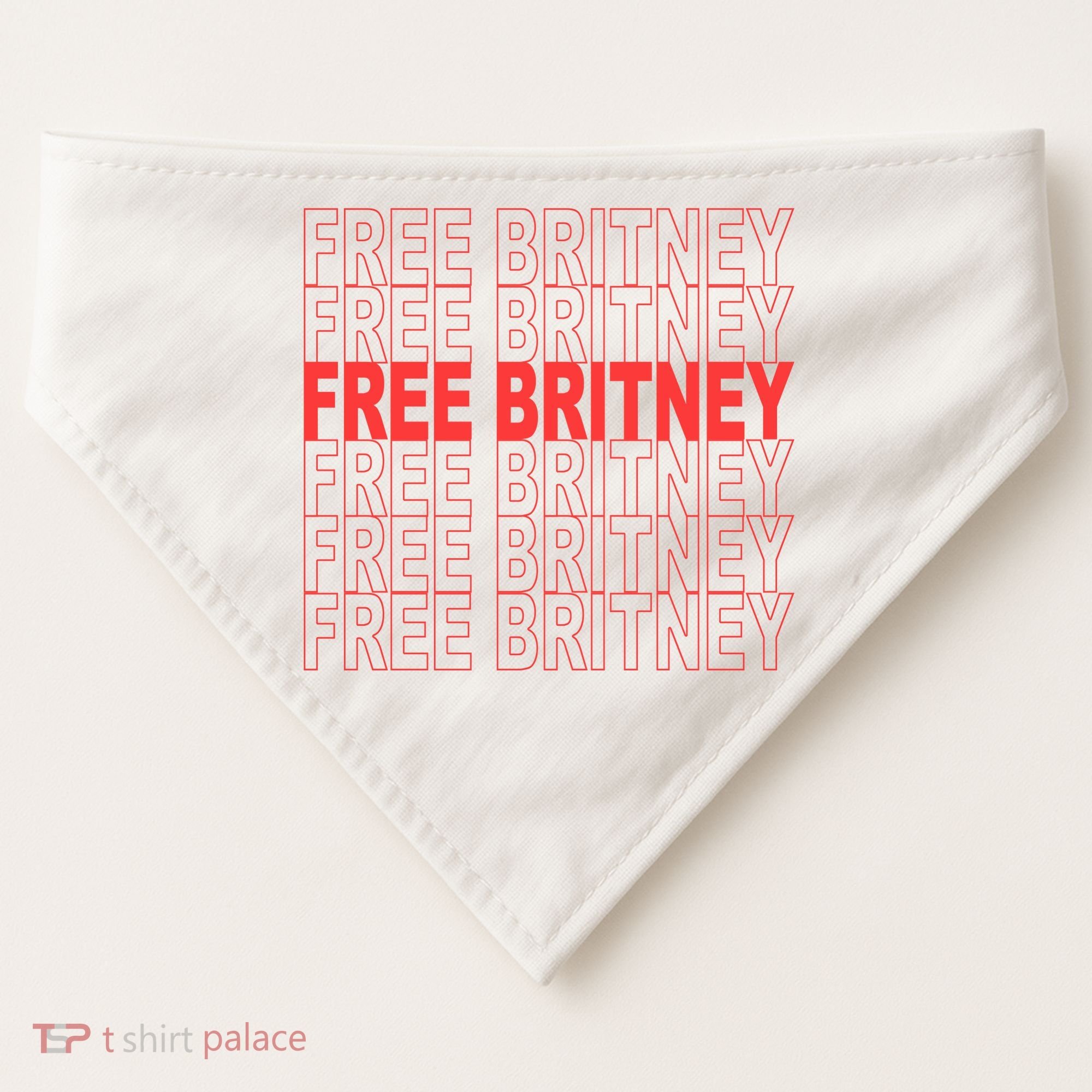 Free Britney Bag Logo USA-Made Doggie Bandana