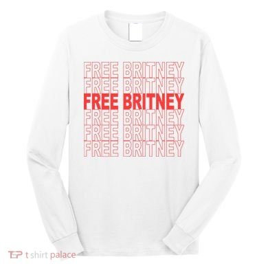 Free Britney Bag Logo Long Sleeve Shirt
