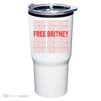 Free Britney Bag Logo Tumbler