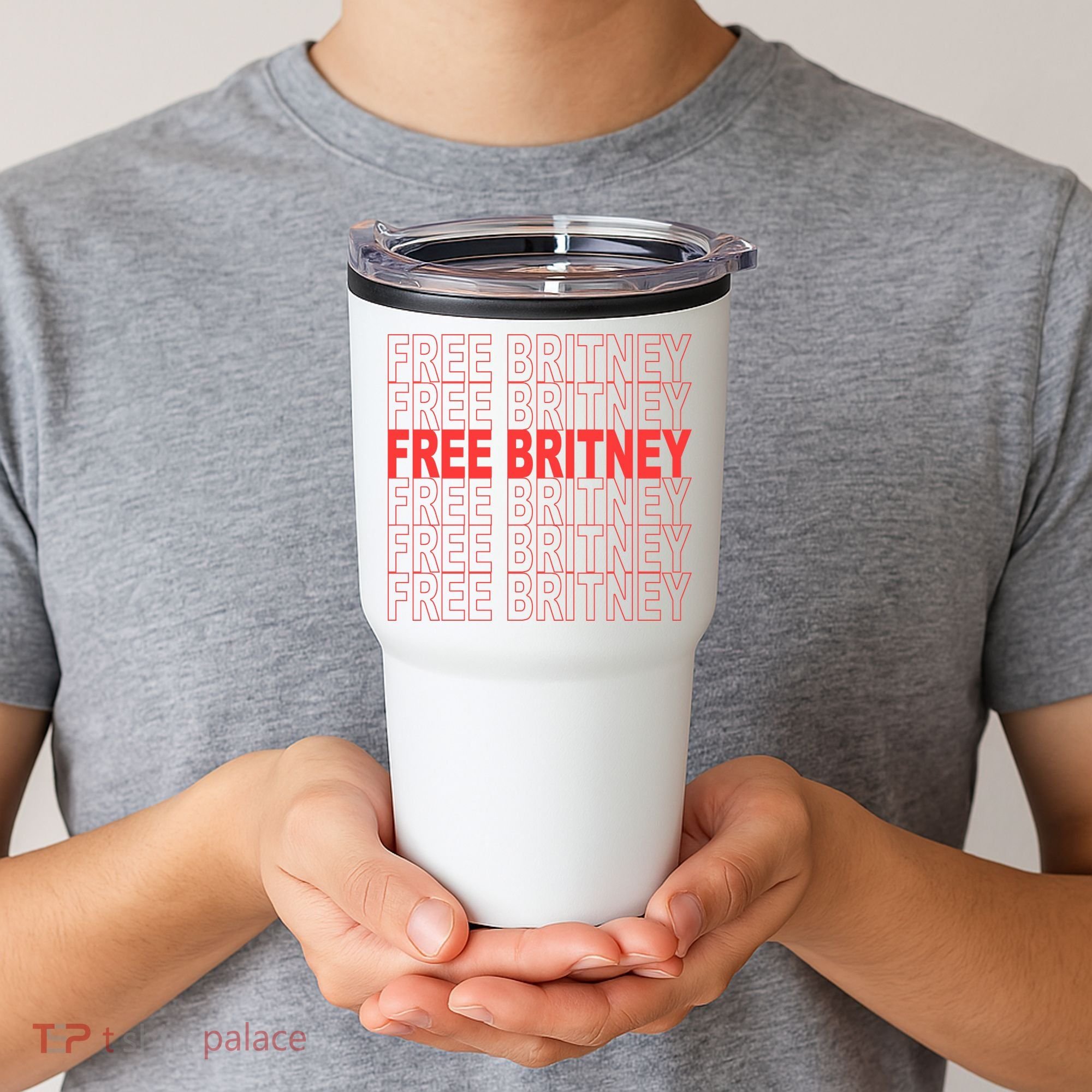 Free Britney Bag Logo Tumbler