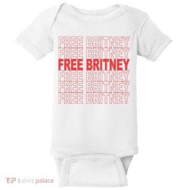 Free Britney Bag Logo Baby Bodysuit