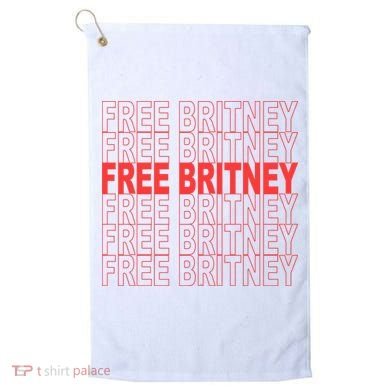 Free Britney Bag Logo Golf Towel