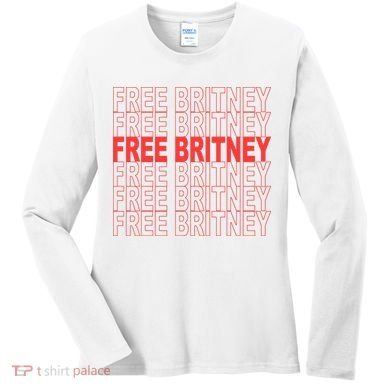 Free Britney Bag Logo Women's Long Sleeve Shirt