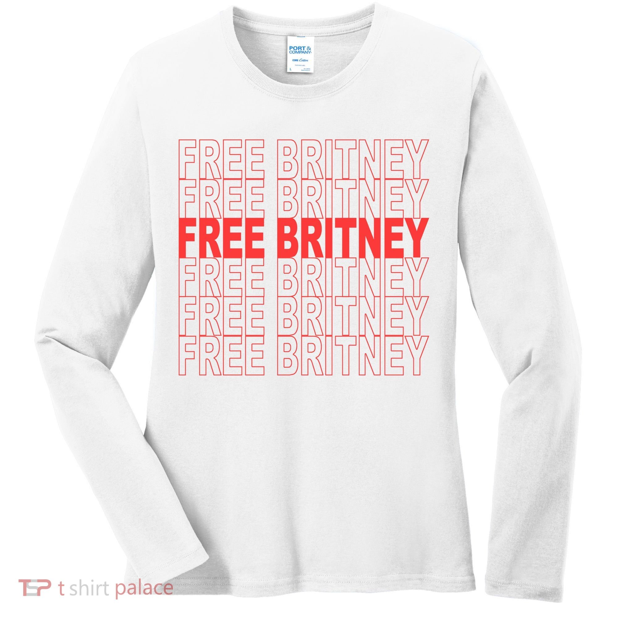 Free Britney Bag Logo Women's Long Sleeve Shirt