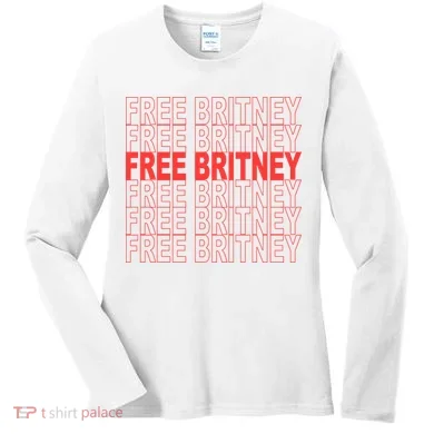 Free Britney Bag Logo Women's Long Sleeve Shirt