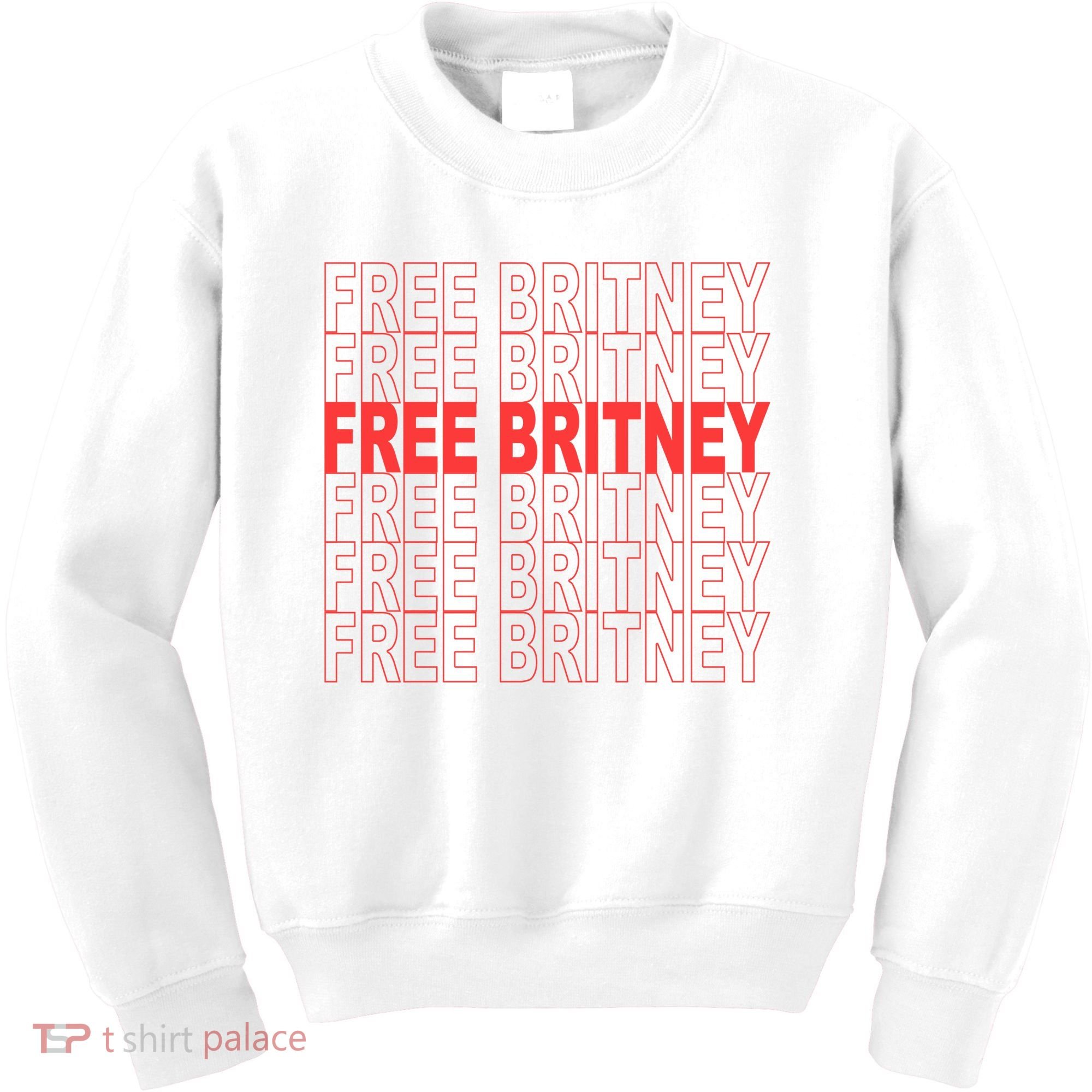 Free Britney Bag Logo Kids Sweatshirt