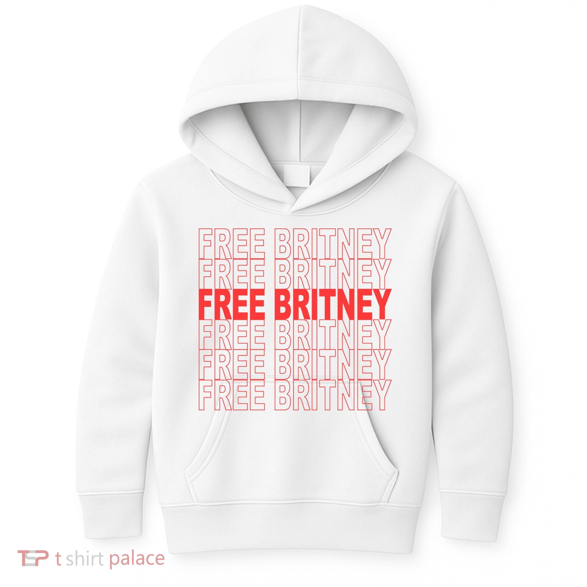 Free Britney Bag Logo Kids Hoodie