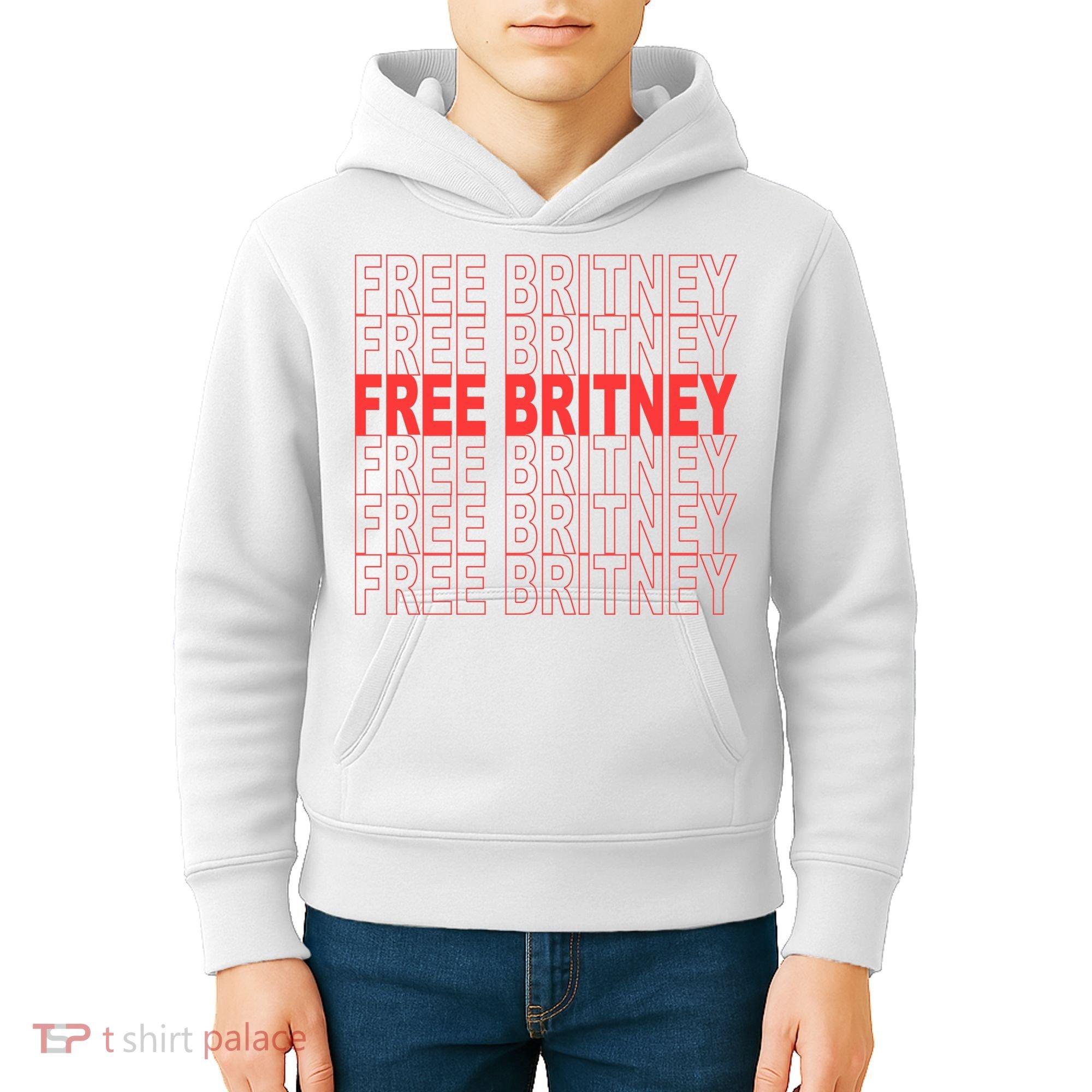 Free Britney Bag Logo Kids Hoodie