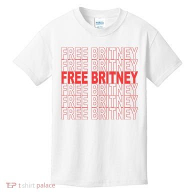 Free Britney Bag Logo Kids T-Shirt