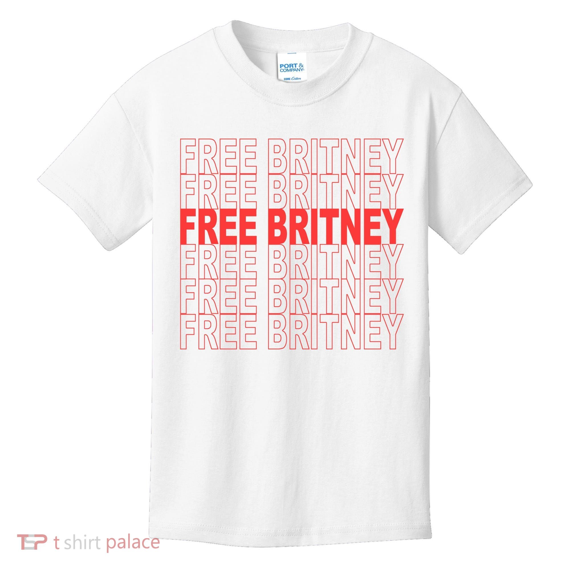 Free Britney Bag Logo Kids T-Shirt