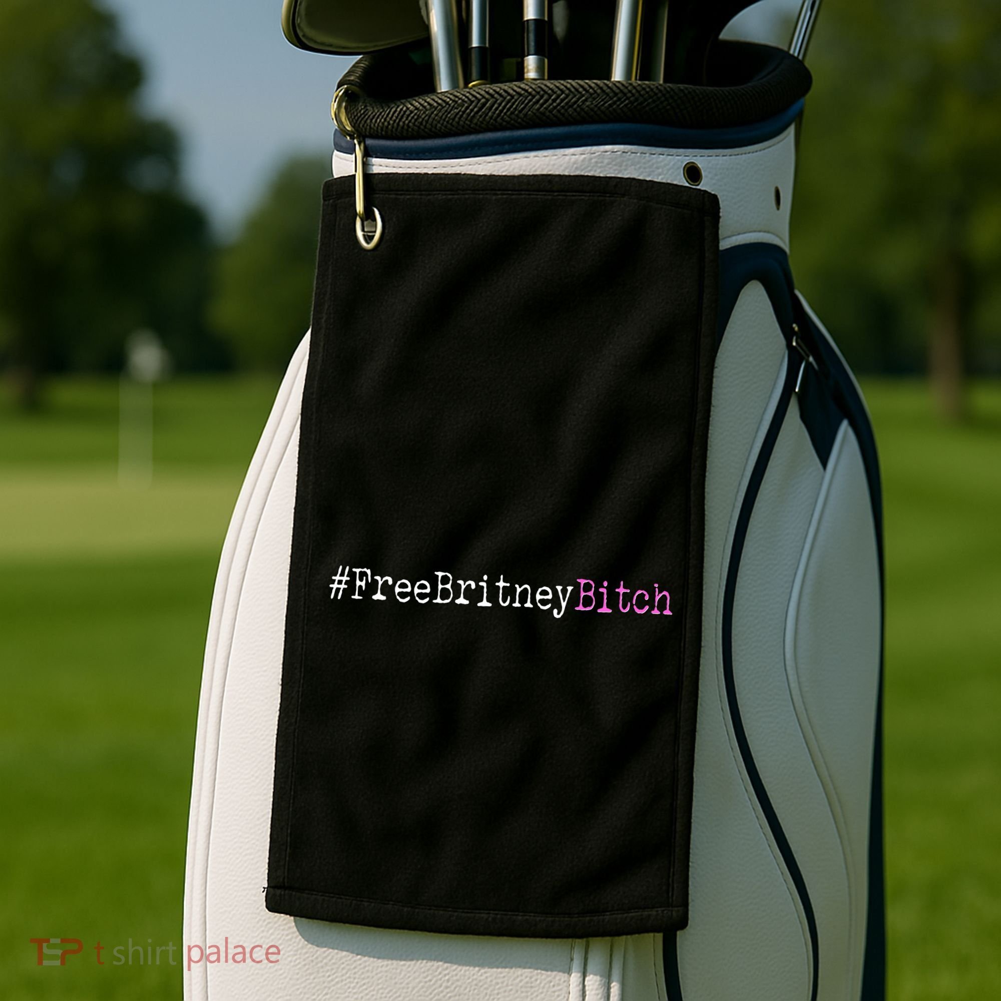 Free Britney B*tch Meme Golf Towel