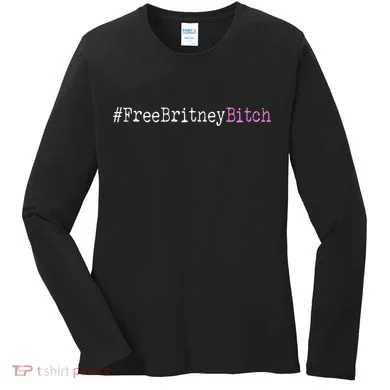 Free Britney B*tch Meme Women's Long Sleeve Shirt
