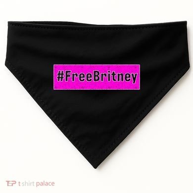 Free Britney Hashtag FreeBritney USA-Made Doggie Bandana