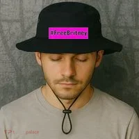 Free Britney Hashtag FreeBritney Bucket Hat thumb 2