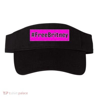 Free Britney Hashtag FreeBritney Visor
