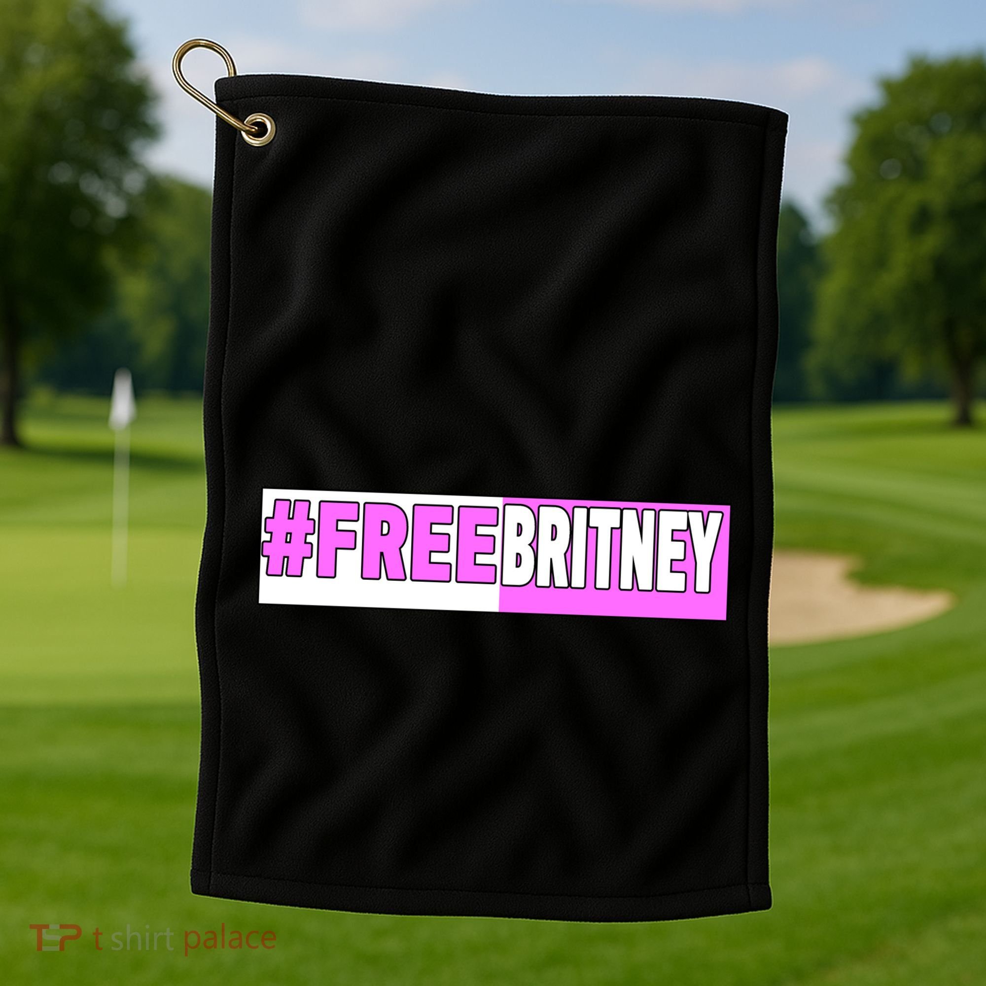 Free Britney Help Save Her Golf Towel