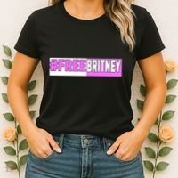 Free Britney Help Save Her Women's T-Shirt thumb 2