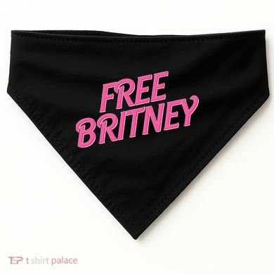 Free Britney Logo USA-Made Doggie Bandana