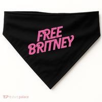 Free Britney Logo USA-Made Doggie Bandana thumb 0