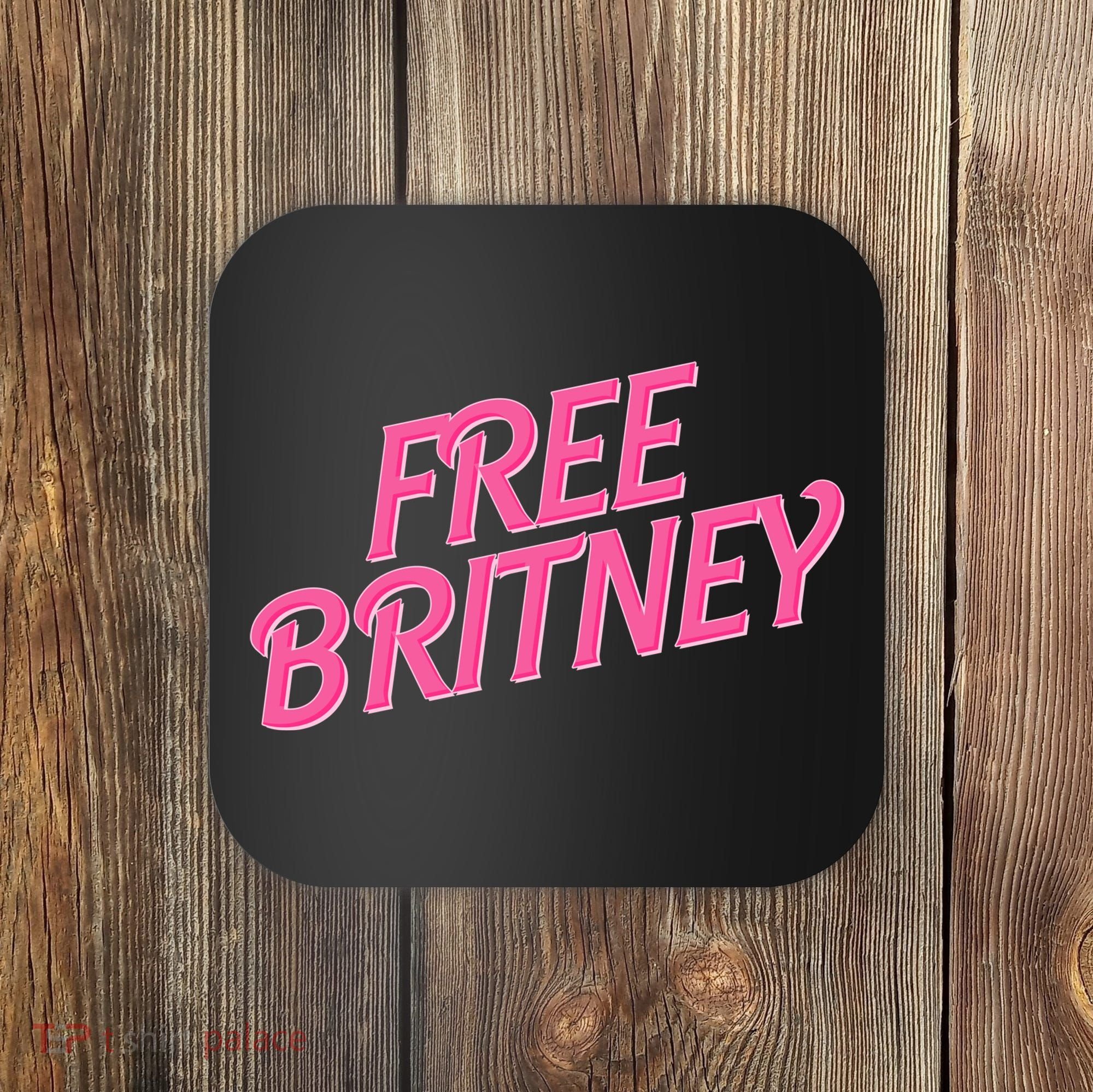 Free Britney Logo Coaster