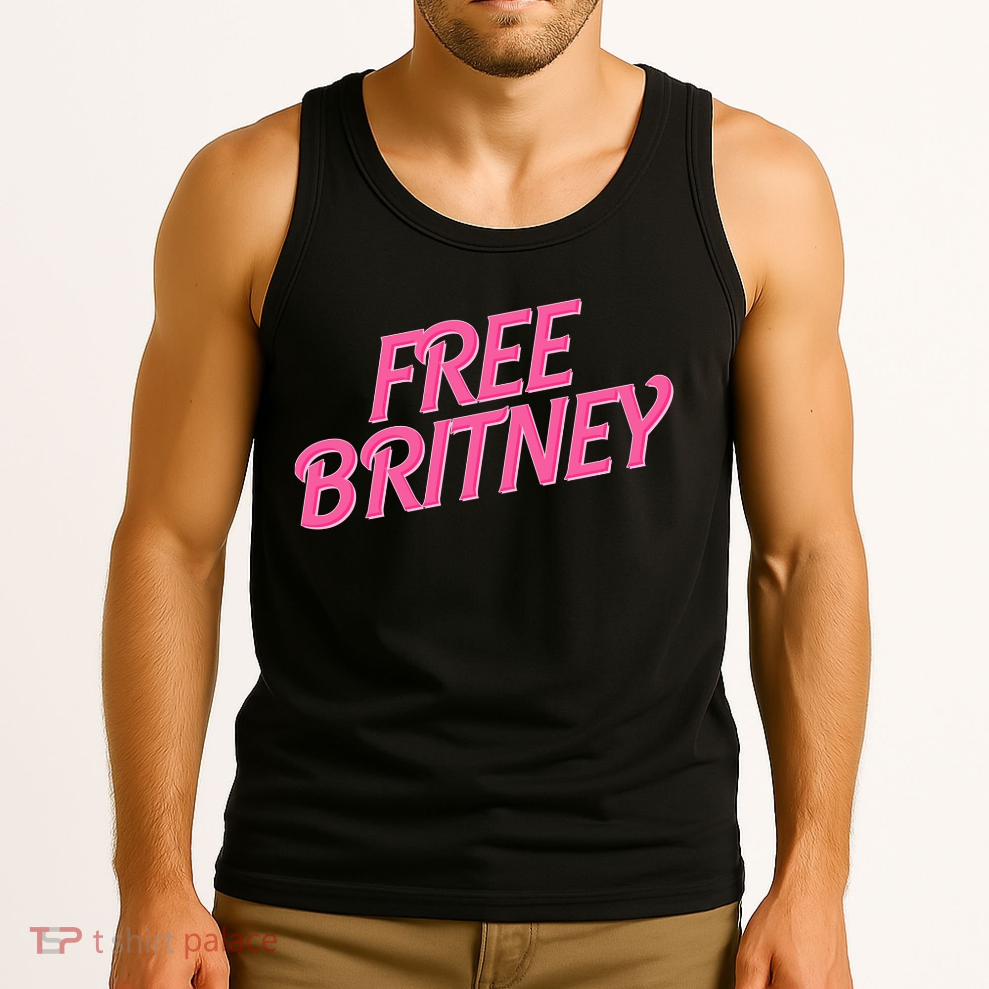 Free Britney Logo Tank Top